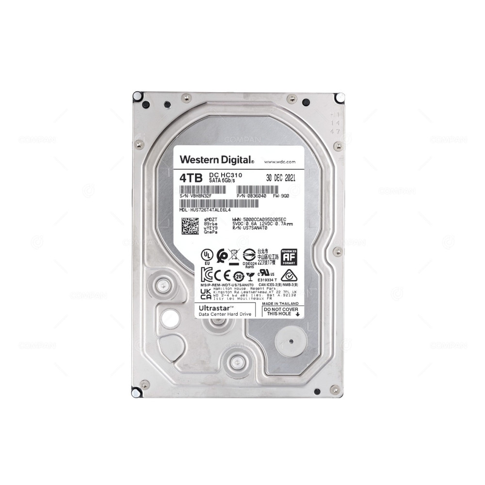 HUS726T4TALE6L4 WD DC HC310 HDD 4TB 7.2K SATA 6G 3.5" LFF